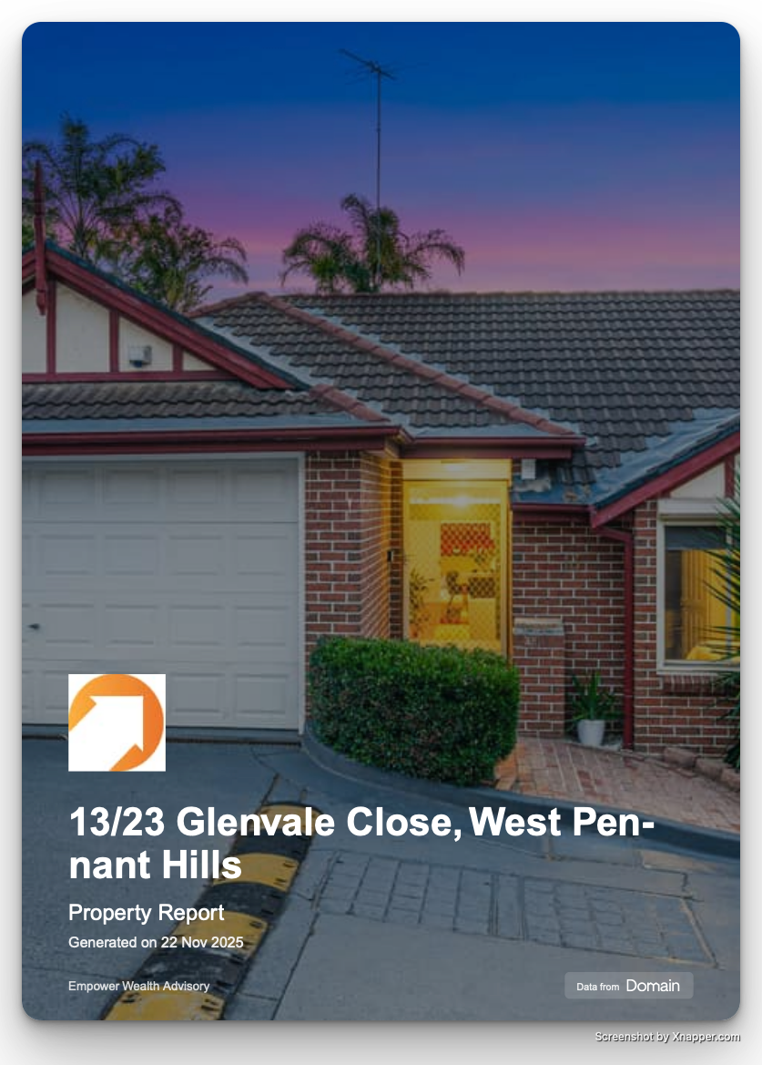 Professional property report example 3